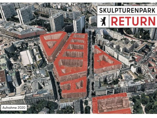 Skulpturenpark Berlin_Zentrum: Re-Turn | © KUNSTrePUBLIK Zustand 2020 | © KUNSTrePUBLIK