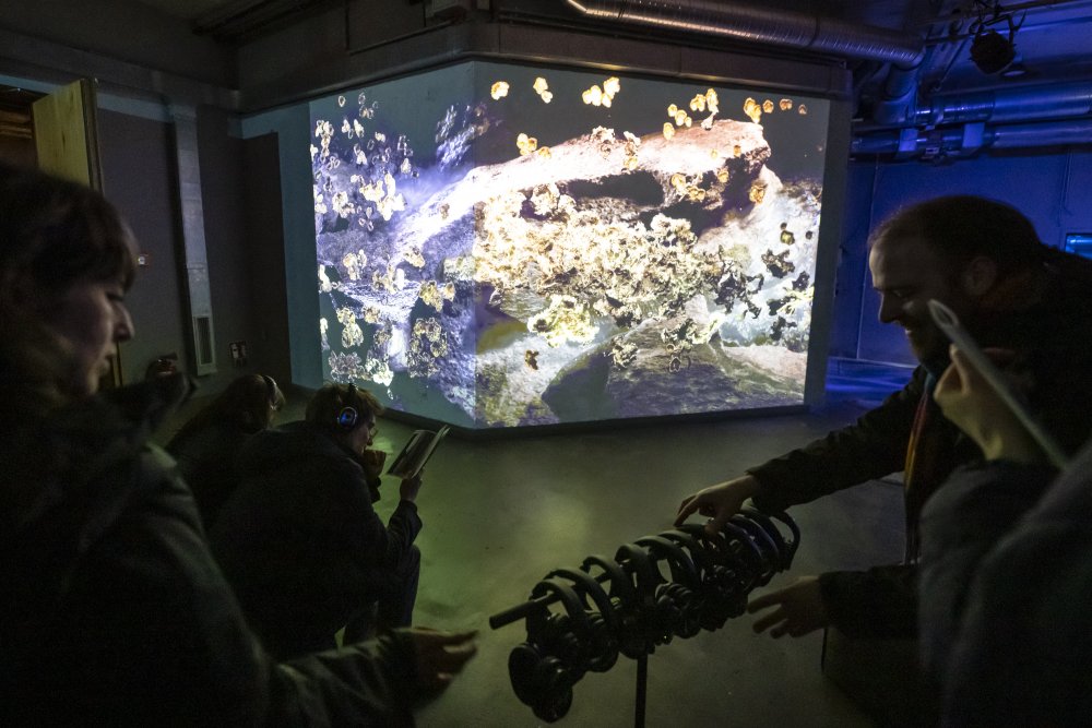 Choir of Kin – Lichenography von Transformative Narratives (Tony Wagner & Lena Kuzmich) | © Bernd Brundert Choir of Kin – Lichenography von Transformative Narratives (Tony Wagner & Lena Kuzmich) | © Bernd Brundert